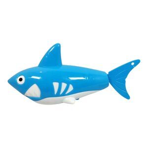 Wind Up Sea Animal Creature Swimming Shark Multicolor Plastic Bath Pool Toy Fun